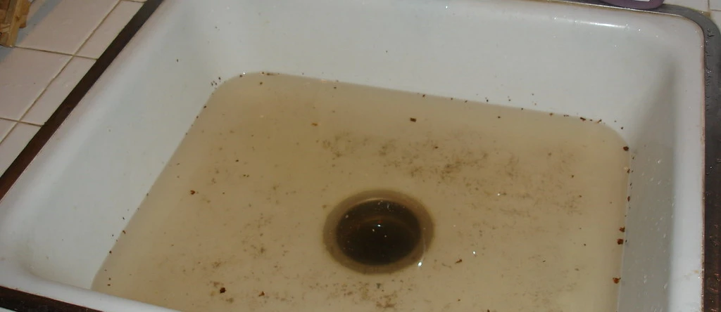 Slow water flow from sink